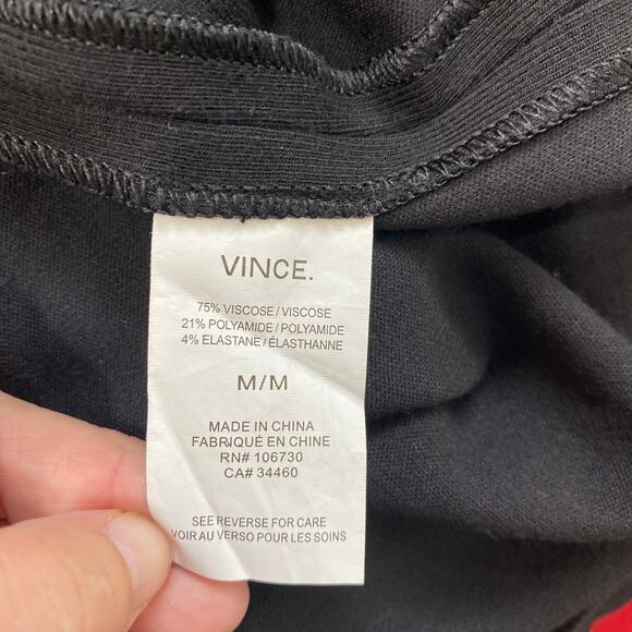 Vince Black Sleeveless Sheath Dress M Minimalist Career Corpcore Quiet Luxury - Picture 9 of 9